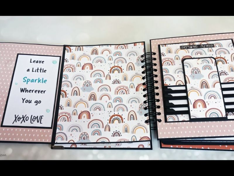 romi bat mitzva designed notebook